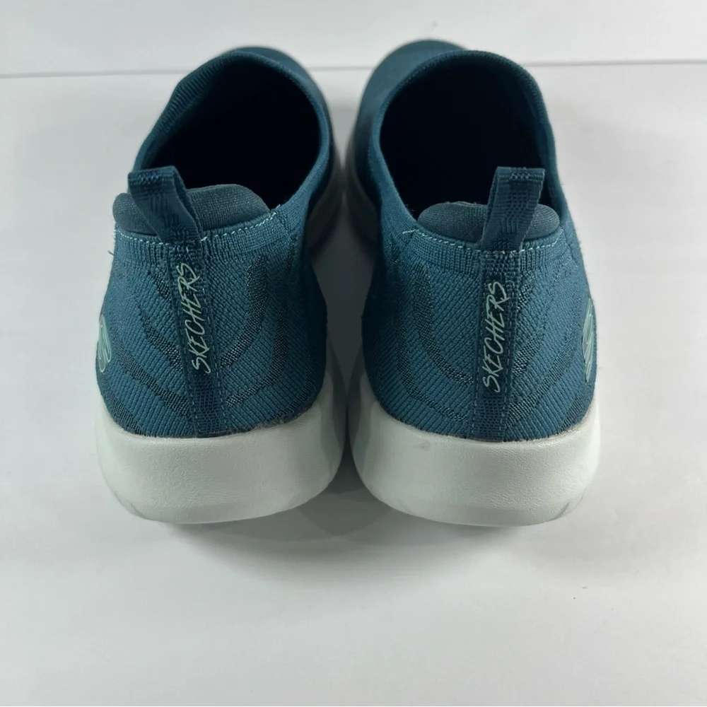 Teal Slip-On Sneakers - Picture 7 of 10